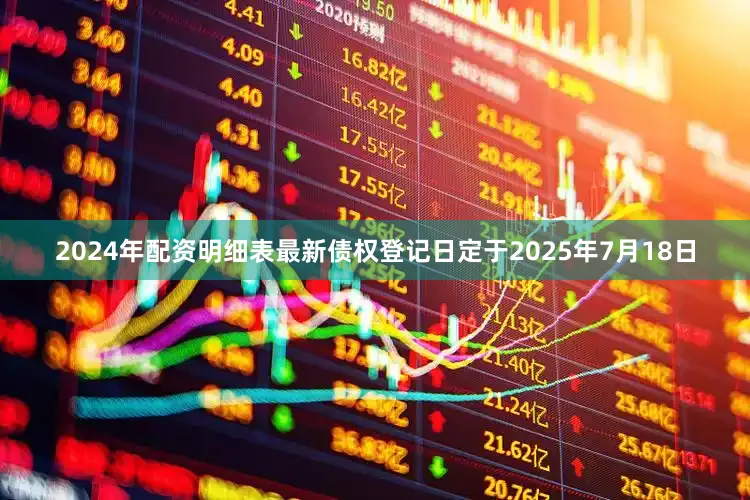 2024年配资明细表最新债权登记日定于2025年7月18日